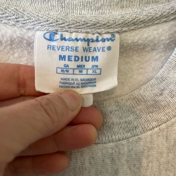 Seton Hall University Reverse Weave Crewneck Sweatshirt Light Gray Size Medium - Picture 4 of 7